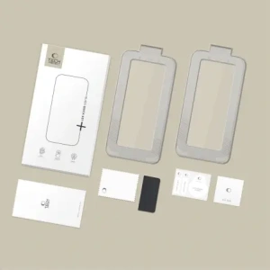 Szkło hartowane Tech-Protect Quick Set+ do Apple iPhone 17 Air Black [2 PACK]