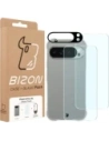 Etui + 2x szkło hartowane + szkiełko na obiektyw Bizon Case Clear Pack do Google Pixel 10 Pro XL
