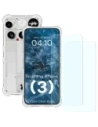Elastyczne etui + 2x szkło hartowane Bizon Case Clear Pack do Nothing Phone (3)