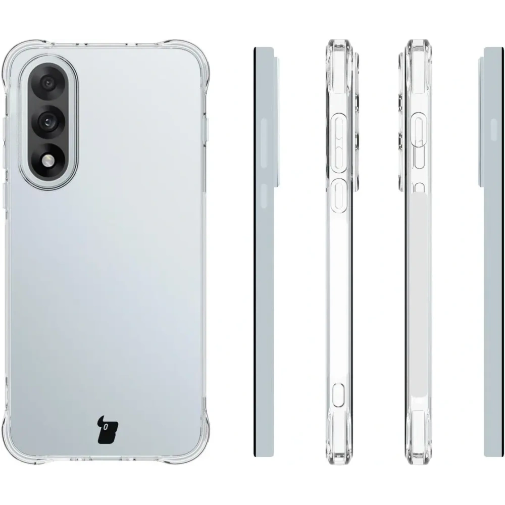 Elastyczne etui + 2x szkło hartowane Bizon Case Clear Pack do OnePlus Nord 5