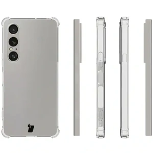 Etui + 2x szkło hartowane + szkiełko na obiektyw Bizon Case Clear Pack do Sony Xperia 1 VII