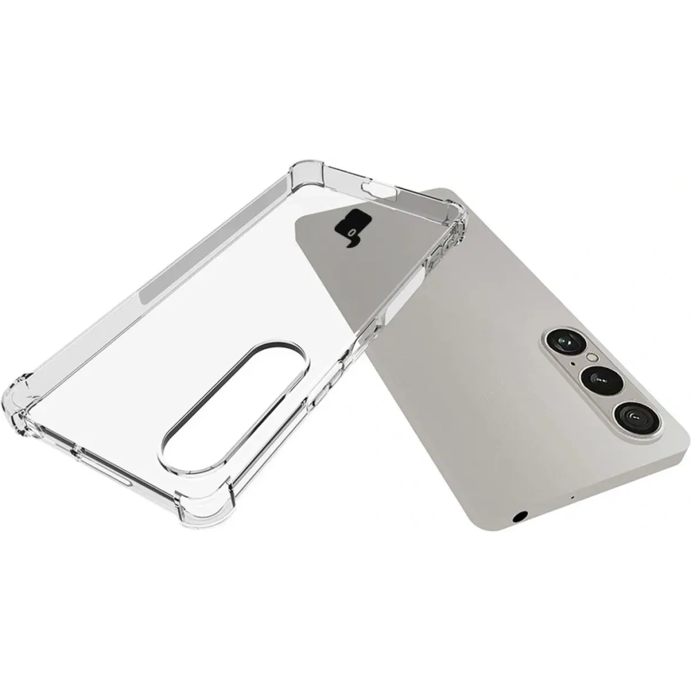 Etui + 2x szkło hartowane + szkiełko na obiektyw Bizon Case Clear Pack do Sony Xperia 1 VII