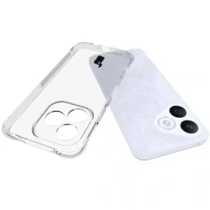 Elastyczne etui + 2x folia na ekran Bizon Case Clear Pack do Honor 400 Lite