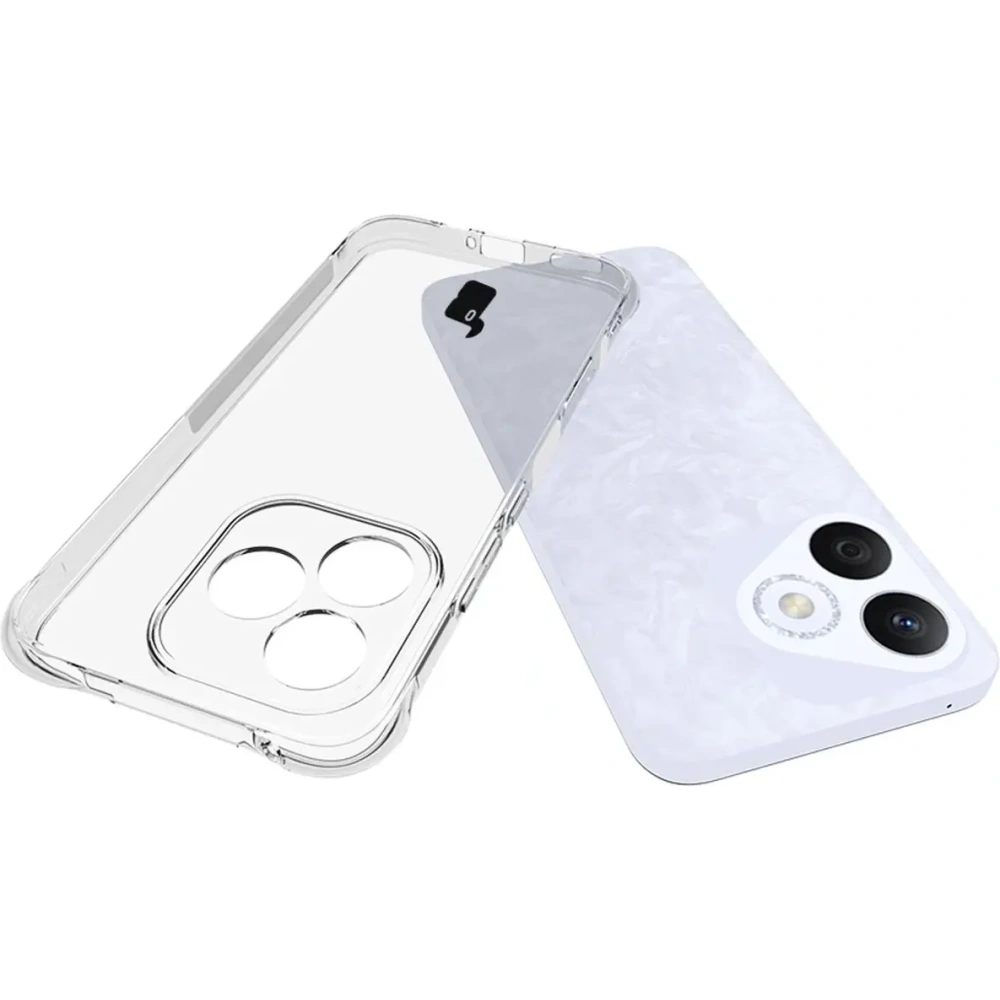 Elastyczne etui + 2x folia na ekran Bizon Case Clear Pack do Honor 400 Lite