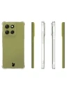 Elastyczne etui + 2x folia na ekran Bizon Case Clear Pack do Motorola Moto G86 5G