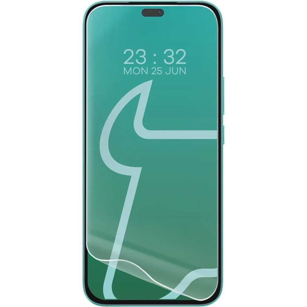 Elastyczne etui + 2x folia na ekran Bizon Case Clear Pack do Honor 400 Lite