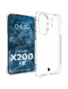Elastyczne etui + 2x folia na ekran Bizon Case Clear Pack do Vivo X200 FE