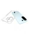Elastyczne etui + 2x folia na ekran Bizon Case Clear Pack do Vivo X200 FE