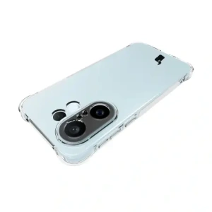 Elastyczne etui + 2x folia na ekran Bizon Case Clear Pack do Vivo X200 FE