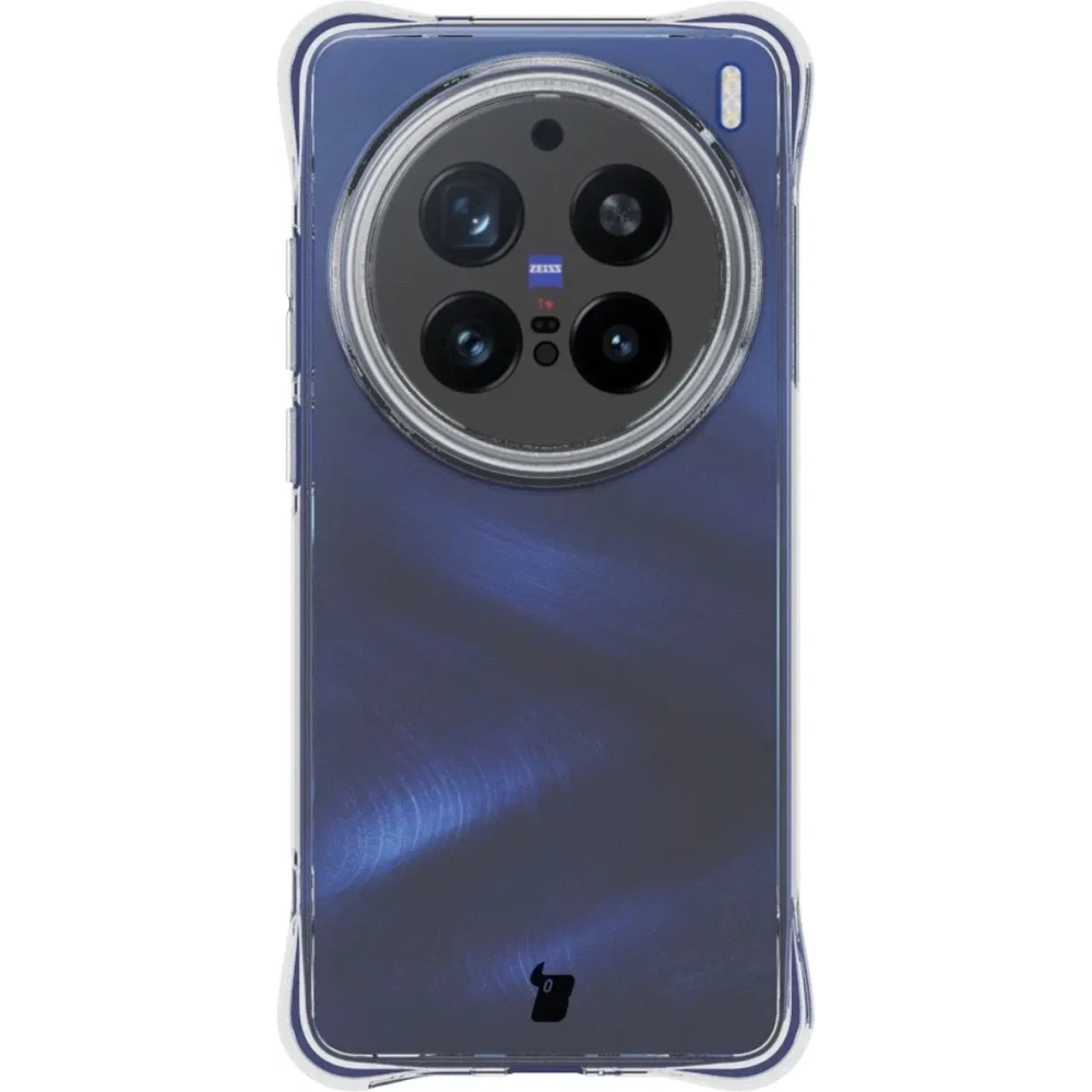 Elastyczne etui + 2x folia na ekran Bizon Case Clear Pack do Vivo X200 Pro