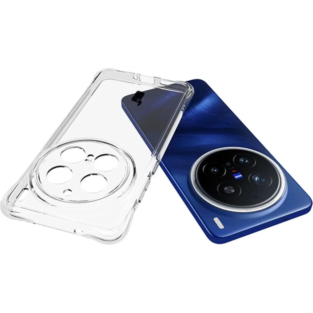 Elastyczne etui + 2x folia na ekran Bizon Case Clear Pack do Vivo X200 Pro