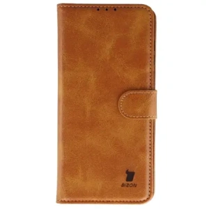 Etui z klapką Bizon Case Pocket do OnePlus Nord 5 brązowe