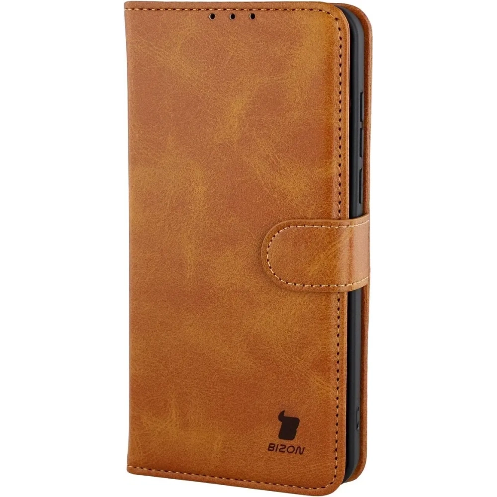 Etui z klapką Bizon Case Pocket do OnePlus Nord 5 brązowe