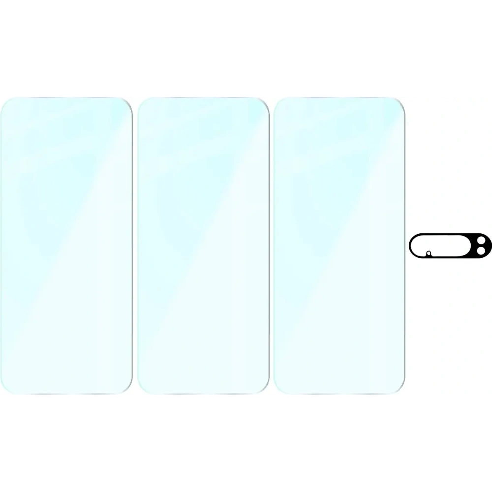 3x Szkło na ekran + szkło na aparat Bizon Glass Clear Pack do Google Pixel 10 Pro XL