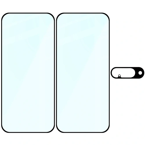 2x Szkło na ekran + szkło na aparat BIZON Edge Pack do Google Pixel 10
