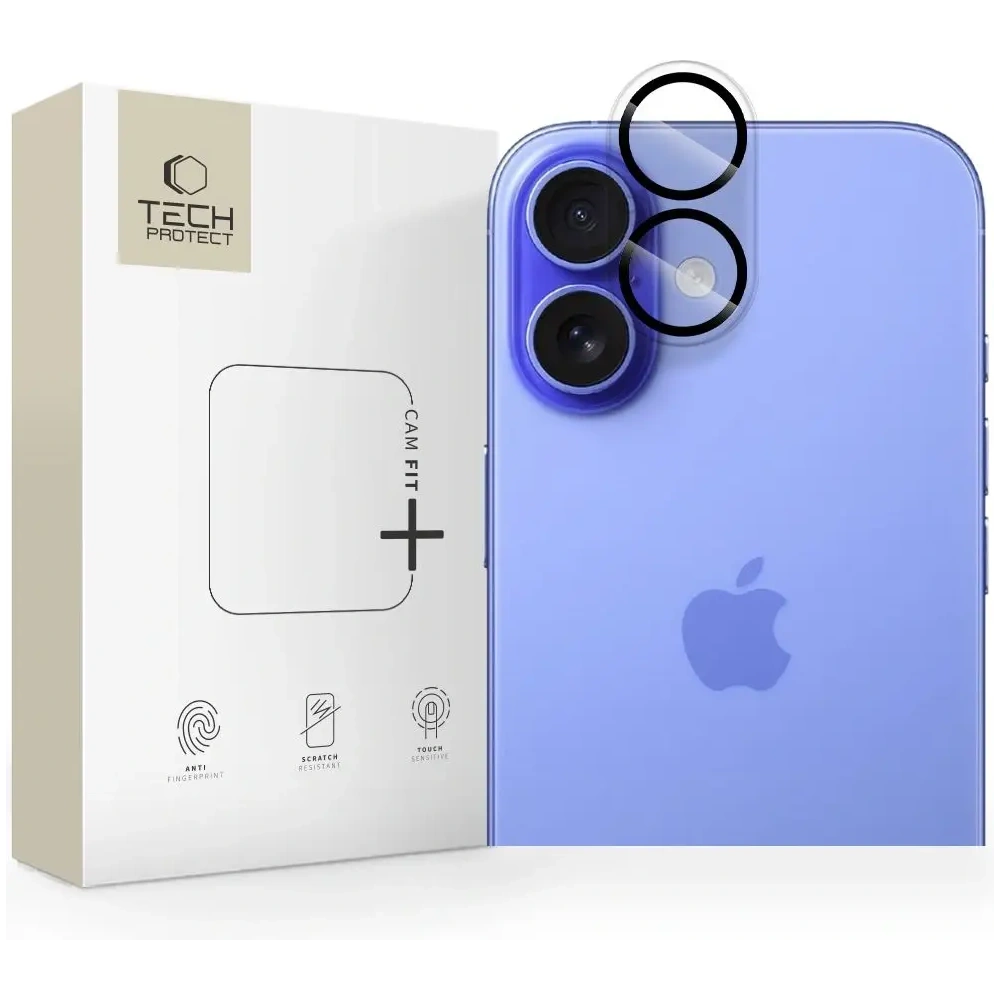 Osłona aparatu Tech-Protect Cam Fit+ do Apple iPhone 17 Clear