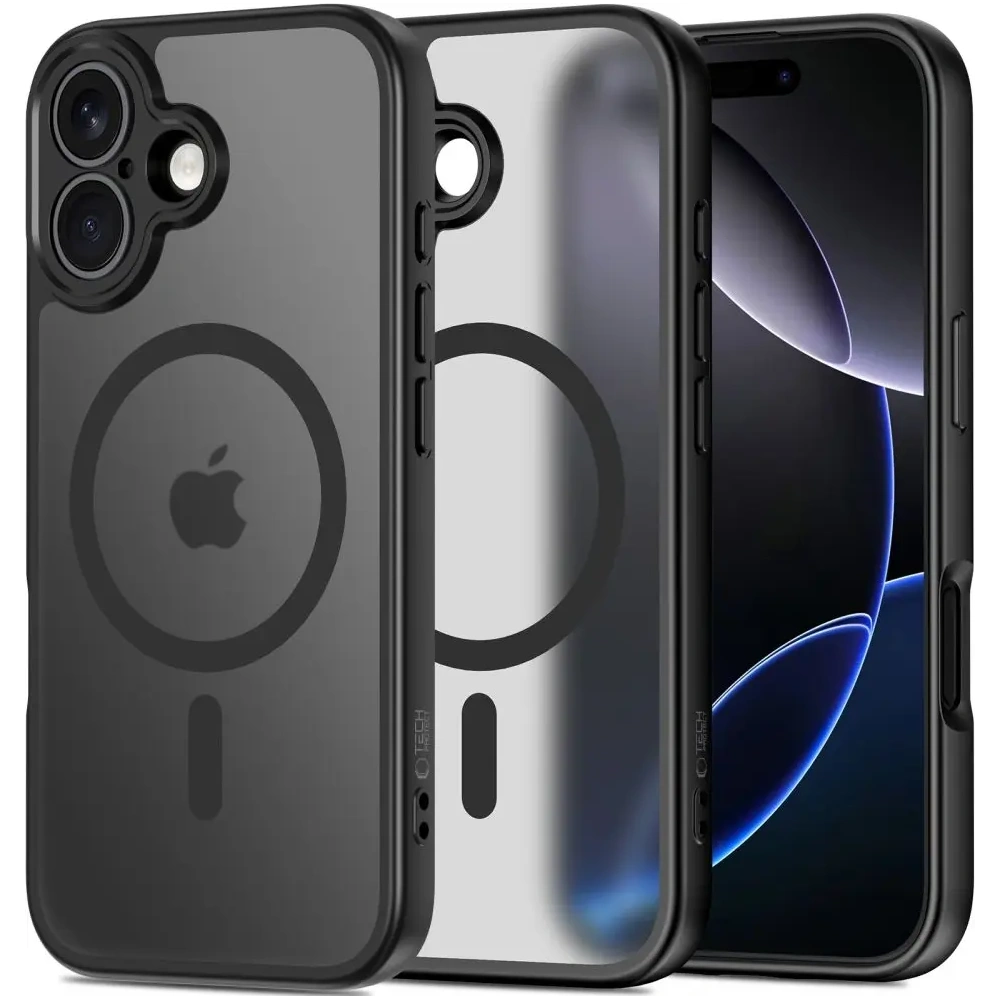 Etui Tech-Protect BasicMag MagSafe do Apple iPhone 17 Matte Black