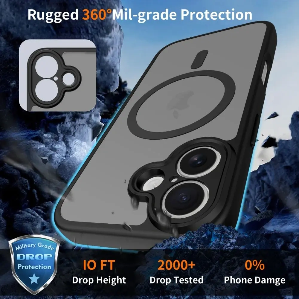 Etui Tech-Protect BasicMag MagSafe do Apple iPhone 17 Matte Black