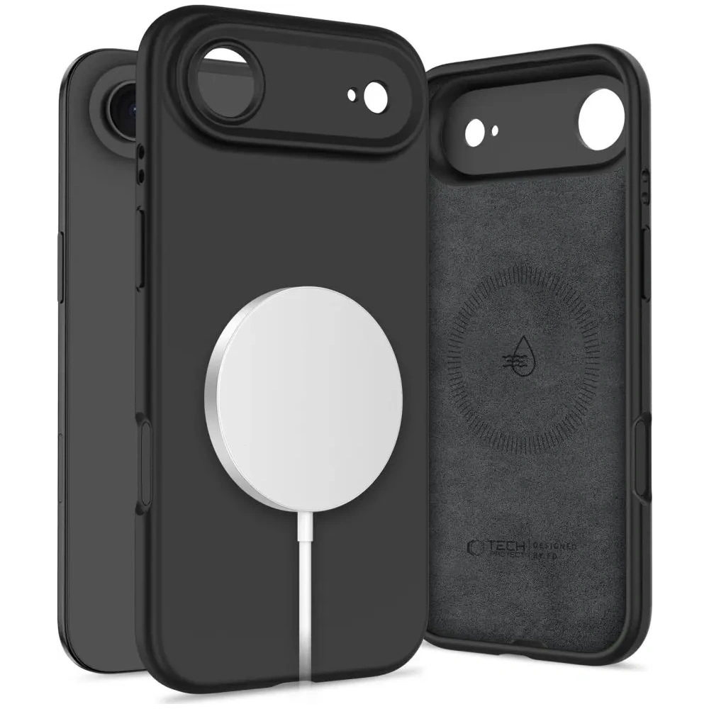 Etui Tech-Protect Silicone MagSafe do Apple iPhone Air Black