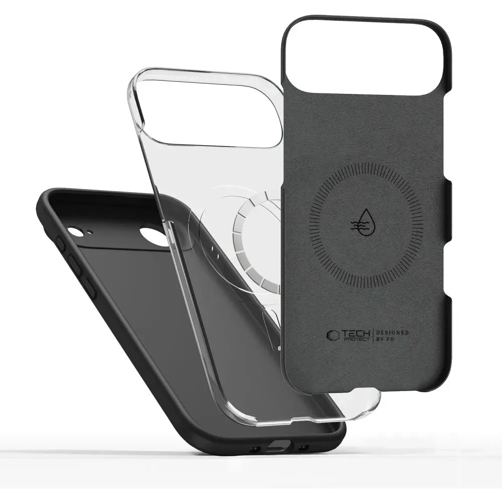 Etui Tech-Protect Silicone MagSafe do Apple iPhone Air Black