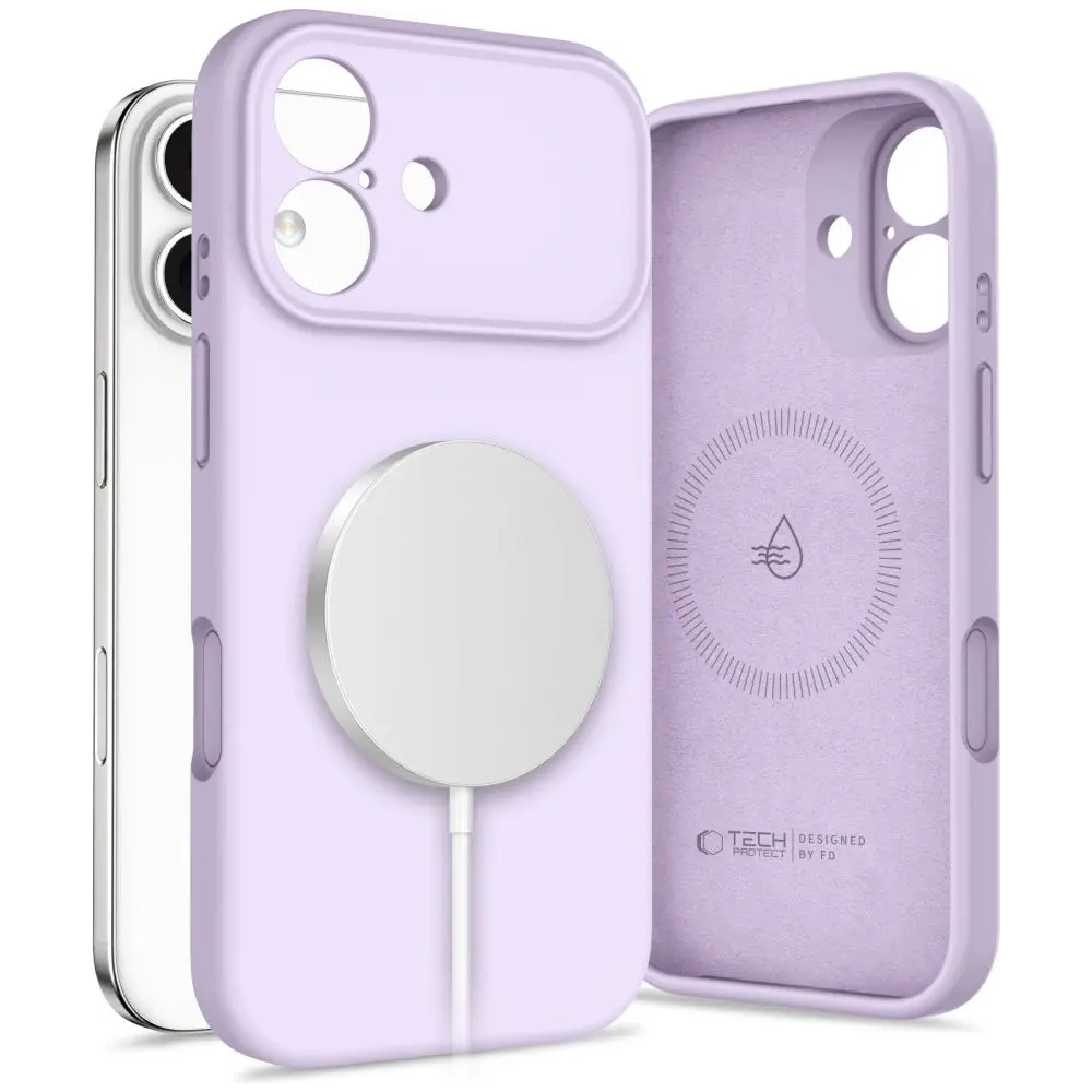 Etui Tech-Protect Silicone MagSafe do Apple iPhone 17 Mauve
