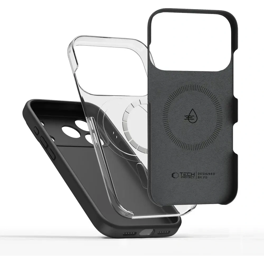 Etui Tech-Protect Silicone MagSafe do Apple iPhone 17 Pro Black