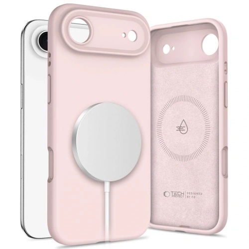 Etui Tech-Protect Silicone MagSafe do Apple iPhone 17 Air Pink Pearl