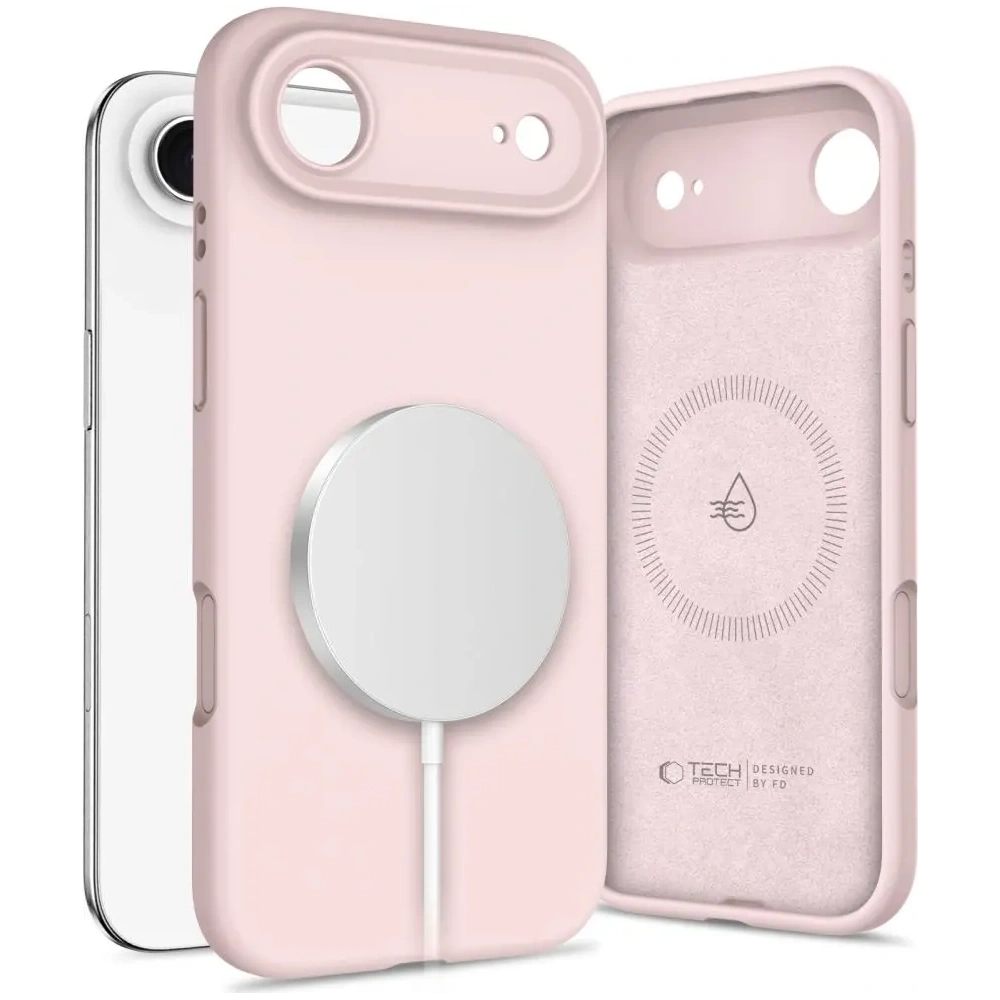 Etui Tech-Protect Silicone MagSafe do Apple iPhone Air Pink Pearl