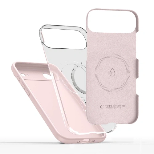 Etui Tech-Protect Silicone MagSafe do Apple iPhone 17 Air Pink Pearl