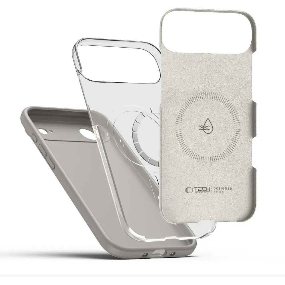 Etui Tech-Protect Silicone MagSafe do Apple iPhone Air Stone Grey