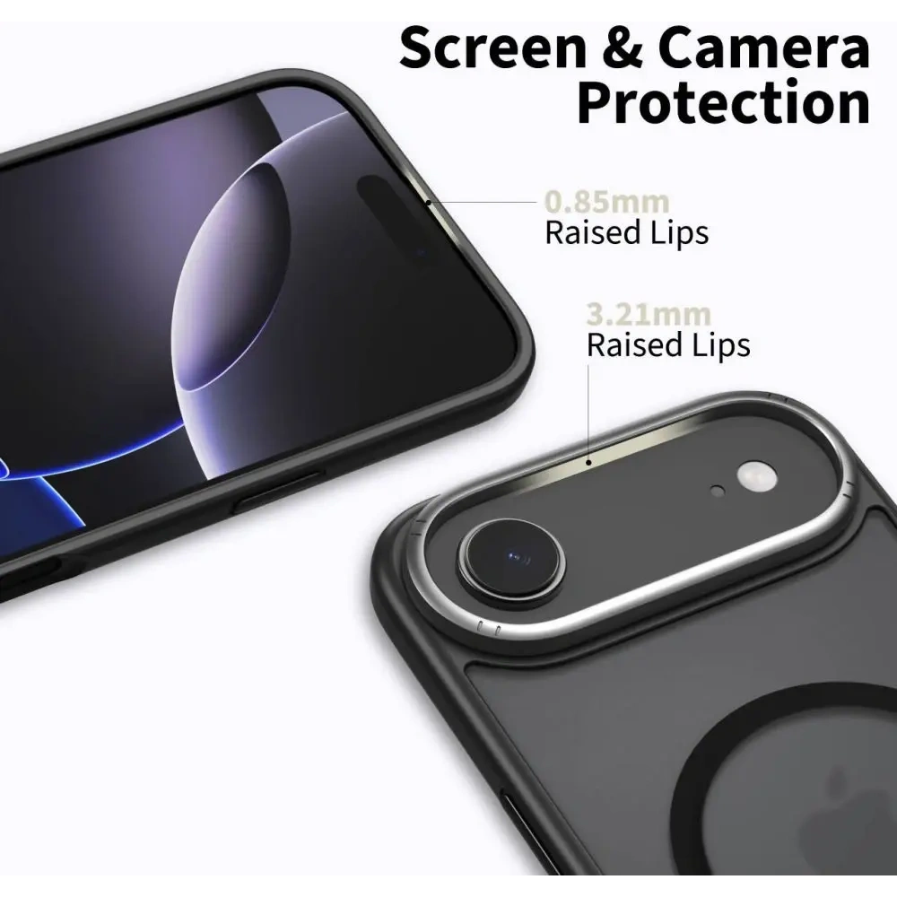 Etui Tech-Protect MagEdge MagSafe do Apple iPhone Air Matte Black/gunmetal