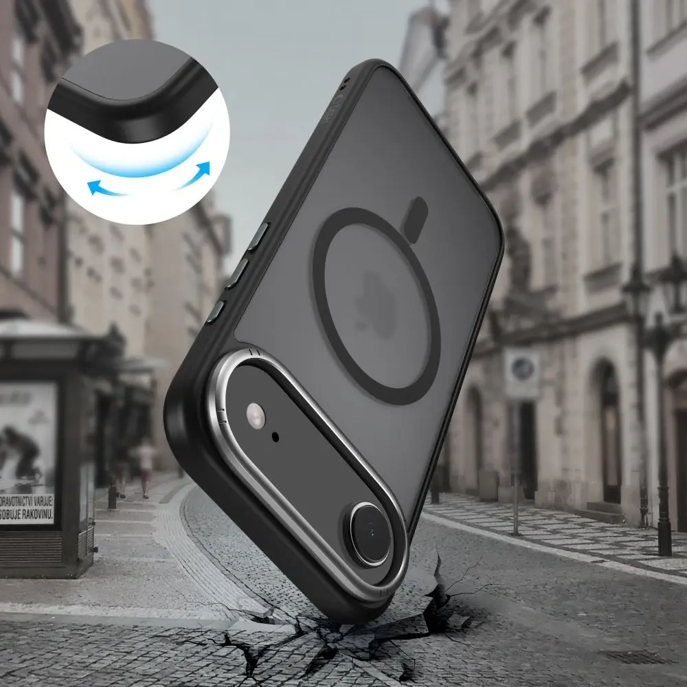 Etui Tech-Protect MagEdge MagSafe do Apple iPhone Air Matte Black/gunmetal