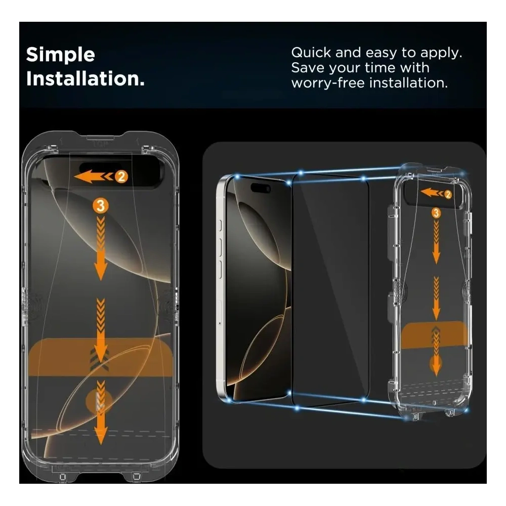 Szkło prywatyzujące Tech-Protect Quick Set Spy+ do Apple iPhone 13 / 13 Pro / 14 / 16e Privacy [2 PACK]