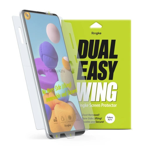 Kup Folia hydrogelová Ringke Dual Easy Wing Full Cover Samsung Galaxy A21s [2 PACK] - RGK1214 - {ean13} - Sklep Home Screen
