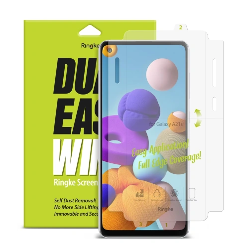 Kup Folia hydrożelowa Ringke Dual Easy Wing Full Cover Samsung Galaxy A21s [2 PACK] - RGK1214 - {ean13} - Sklep Home Screen