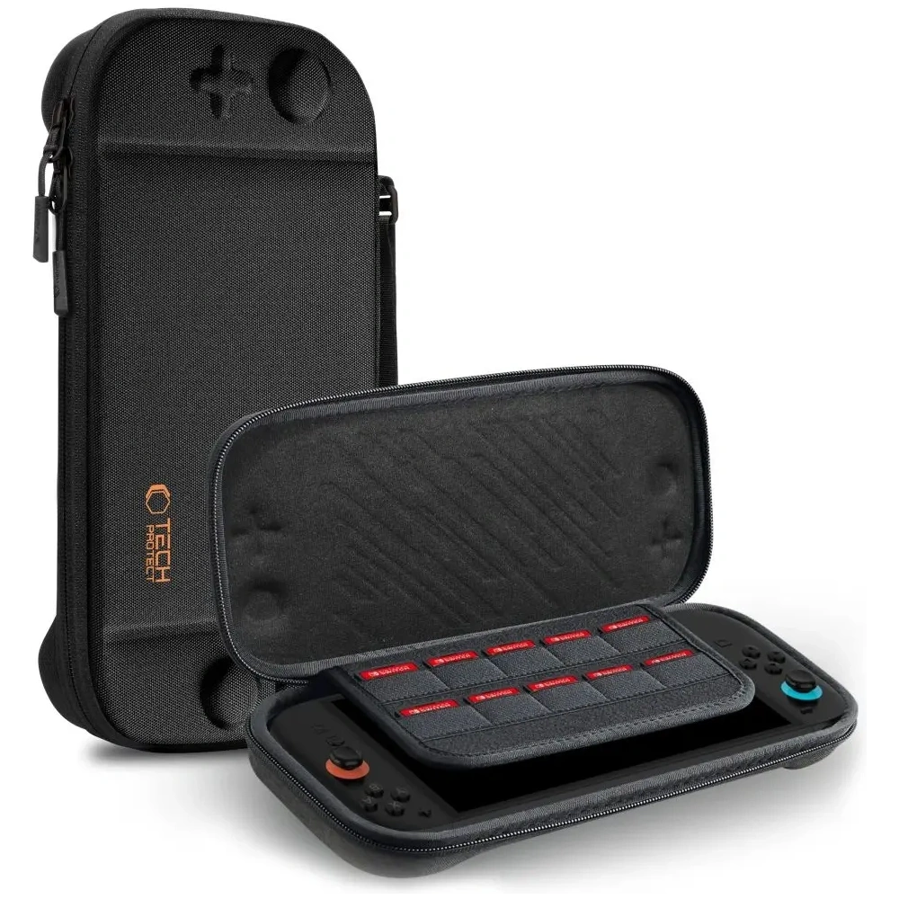 Etui Tech-Protect Slim Pouch Nintendo Switch 2 Black