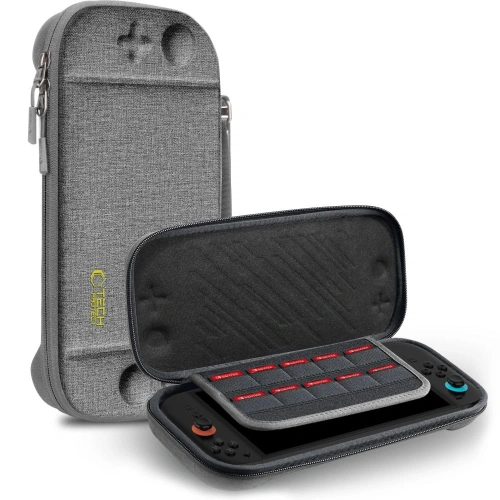 Etui Tech-Protect Slim Pouch Nintendo Switch 2 Dark Grey