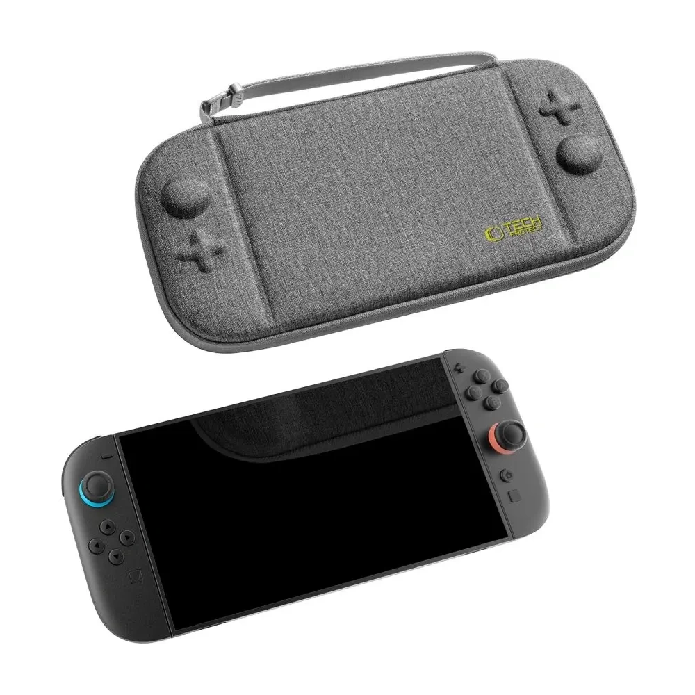Etui Tech-Protect Slim Pouch Nintendo Switch 2 Dark Grey