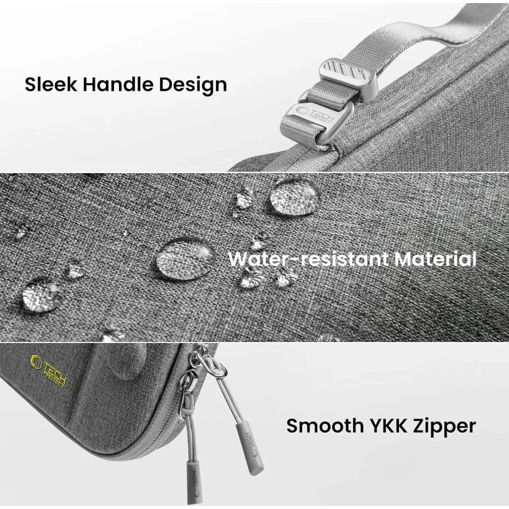 Etui Tech-Protect Slim Pouch Nintendo Switch 2 Dark Grey