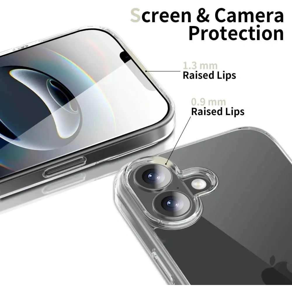 Etui Tech-Protect Flexair Hybrid do Apple iPhone 17 Clear