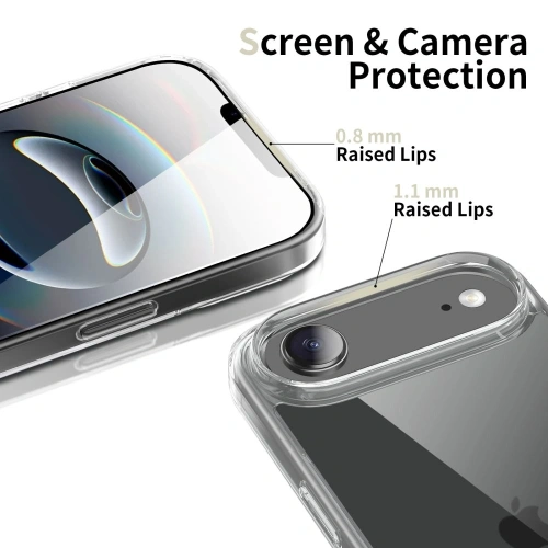 Etui Tech-Protect Flexair Hybrid do Apple iPhone 17 Air Clear