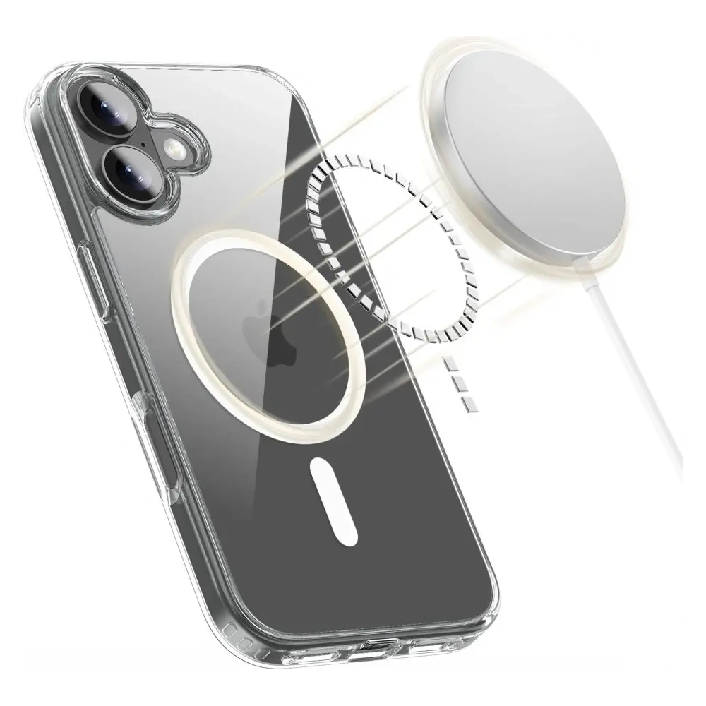 Etui Tech-Protect Flexair Hybrid MagSafe do Apple iPhone 17 Clear