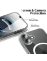 Etui Tech-Protect Flexair Hybrid MagSafe do Apple iPhone 17 Clear