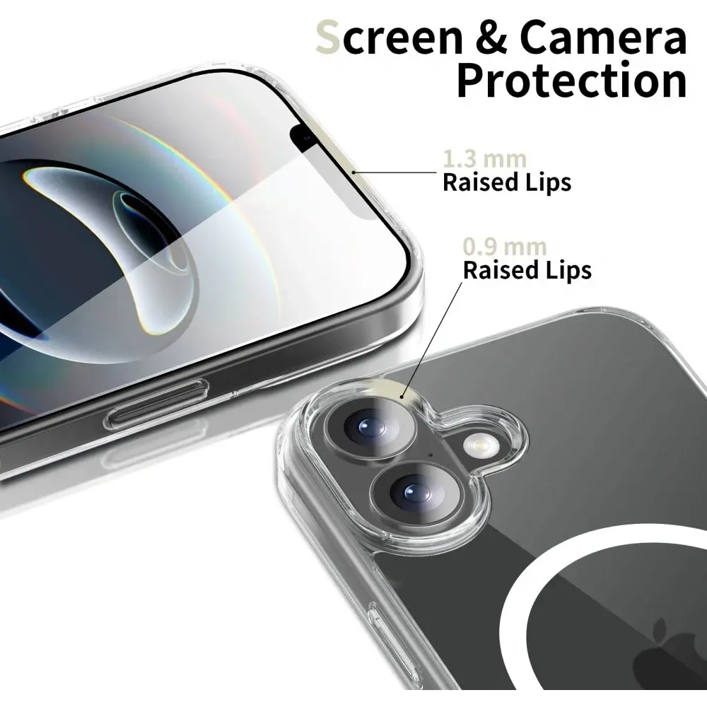Etui Tech-Protect Flexair Hybrid MagSafe do Apple iPhone 17 Clear
