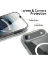 Etui Tech-Protect Flexair Hybrid MagSafe do Apple iPhone 17 Air Clear