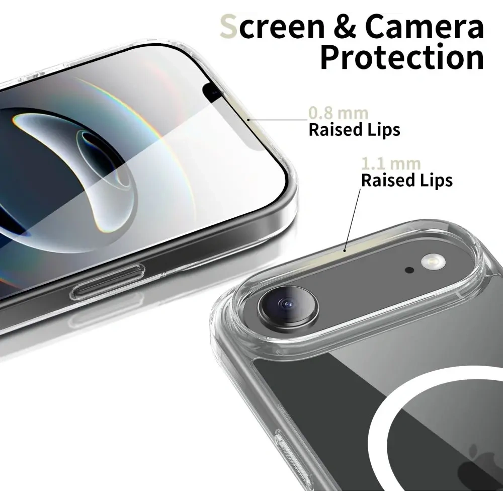 Etui Tech-Protect Flexair Hybrid MagSafe do Apple iPhone Air Clear