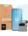 3x Szkło na ekran + szkło na aparat Bizon Glass Clear Pack do Google Pixel 10 Pro