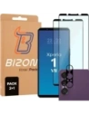 2x Szkło na ekran + szkło na aparat BIZON Edge Pack do Sony Xperia 1 VII