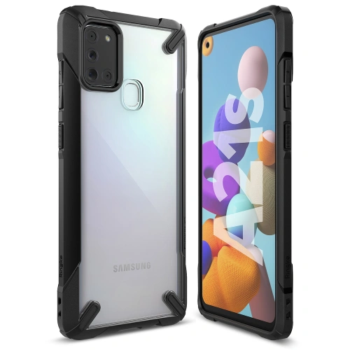 Kup Etui Ringke Fusion-X Samsung Galaxy A21s Fekete - RGK1211BLK - {ean13} - Sklep Home Screen