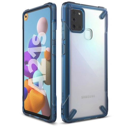 Kup Etui Ringke Fusion-X Samsung Galaxy A21s Space Blue - RGK1212BLU - {ean13} - Sklep Home Screen